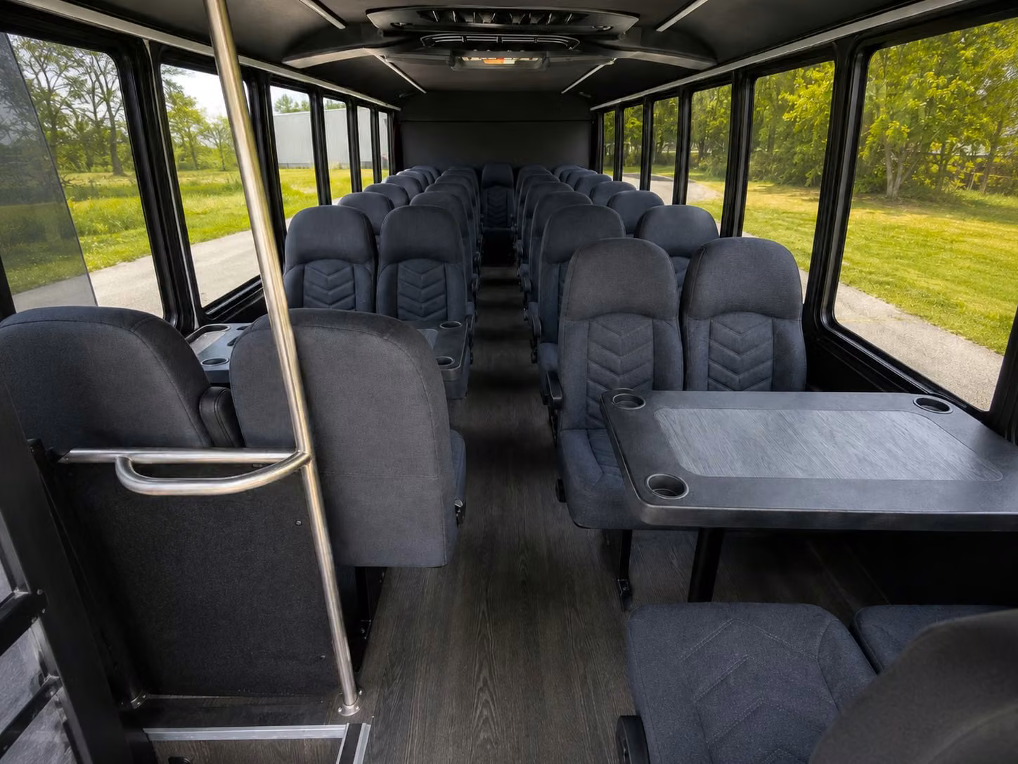 15 passenger minibus inside