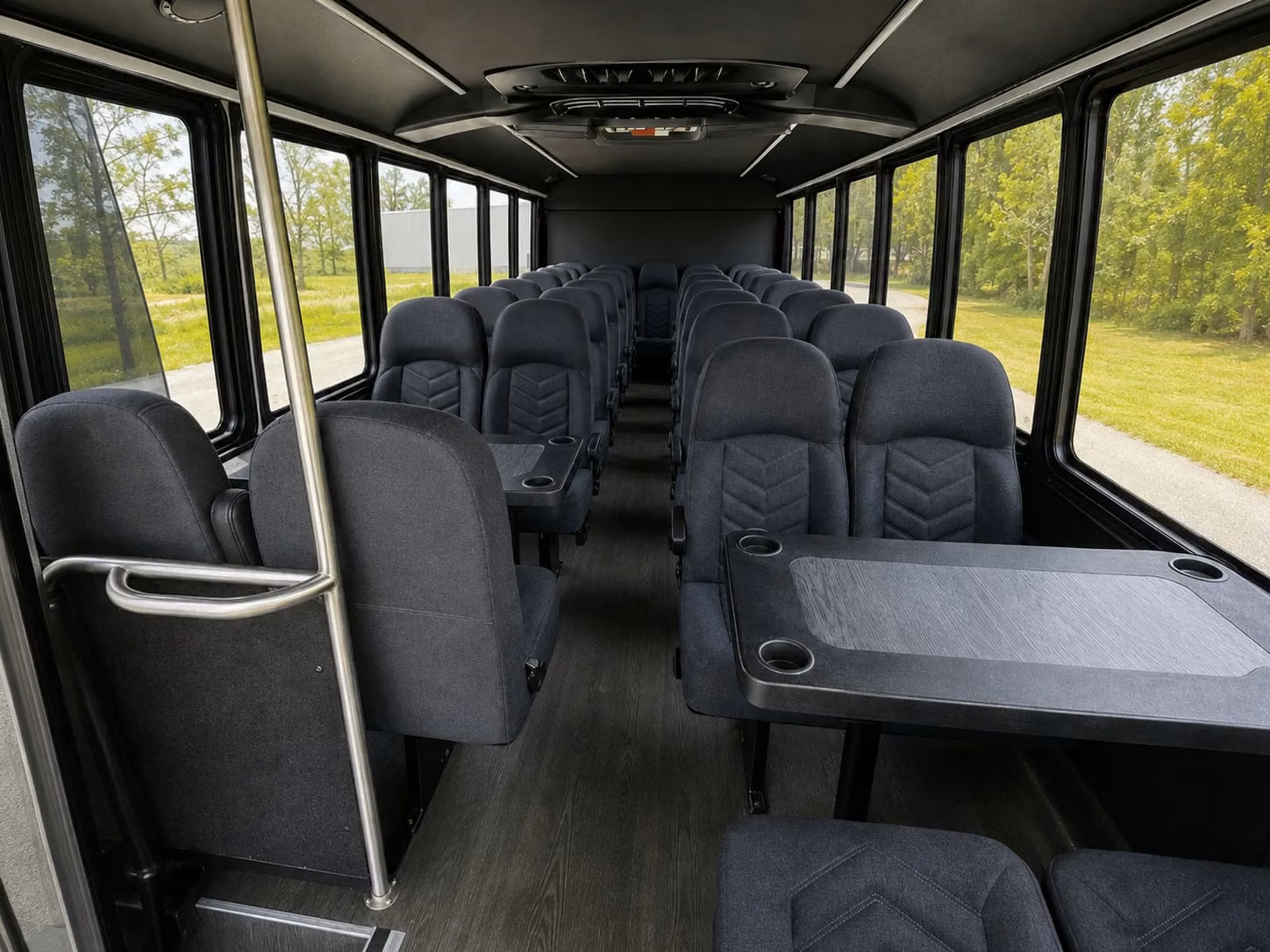 15 passenger minibus interior
