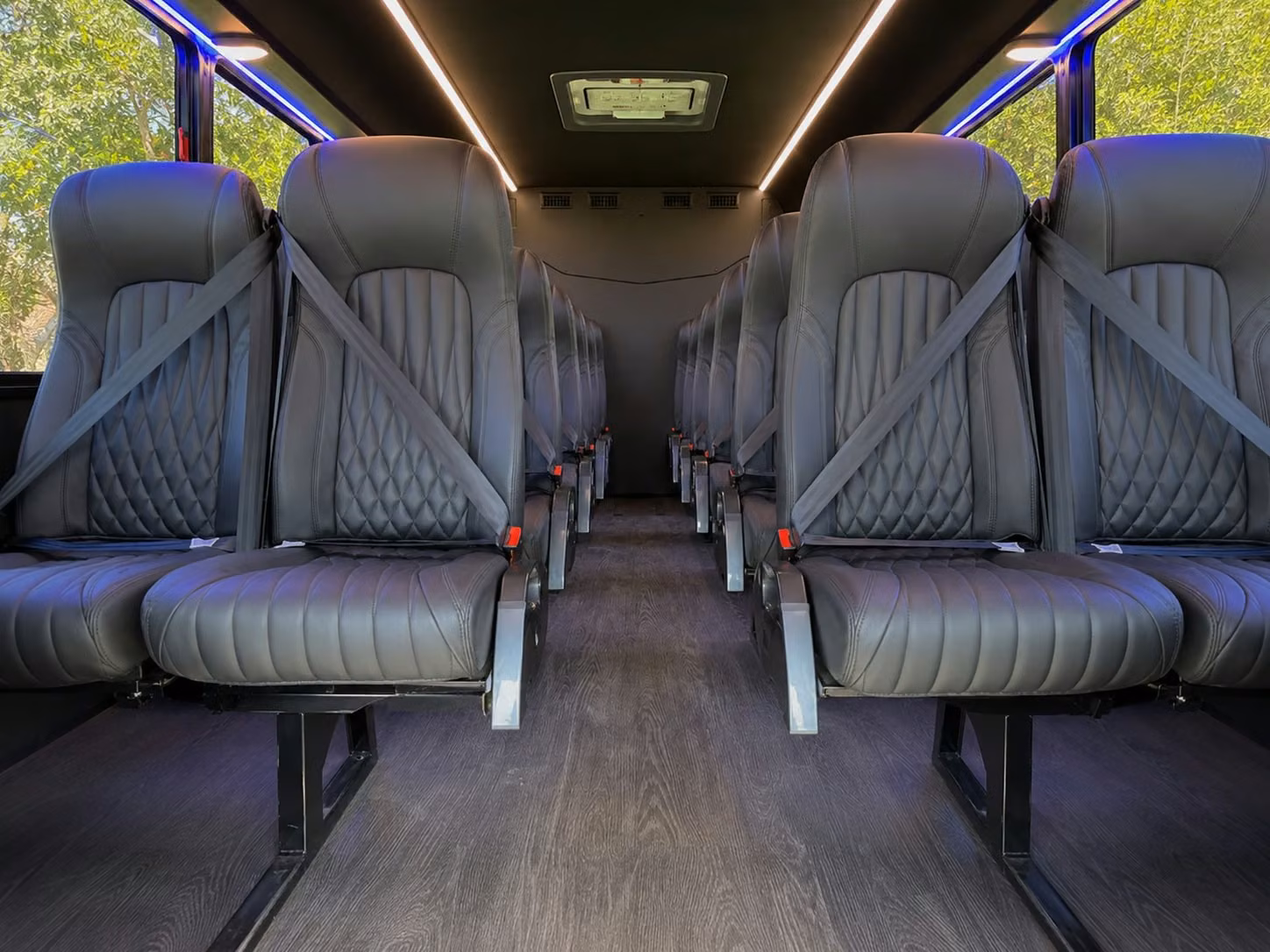 20 passenger minibus inside
