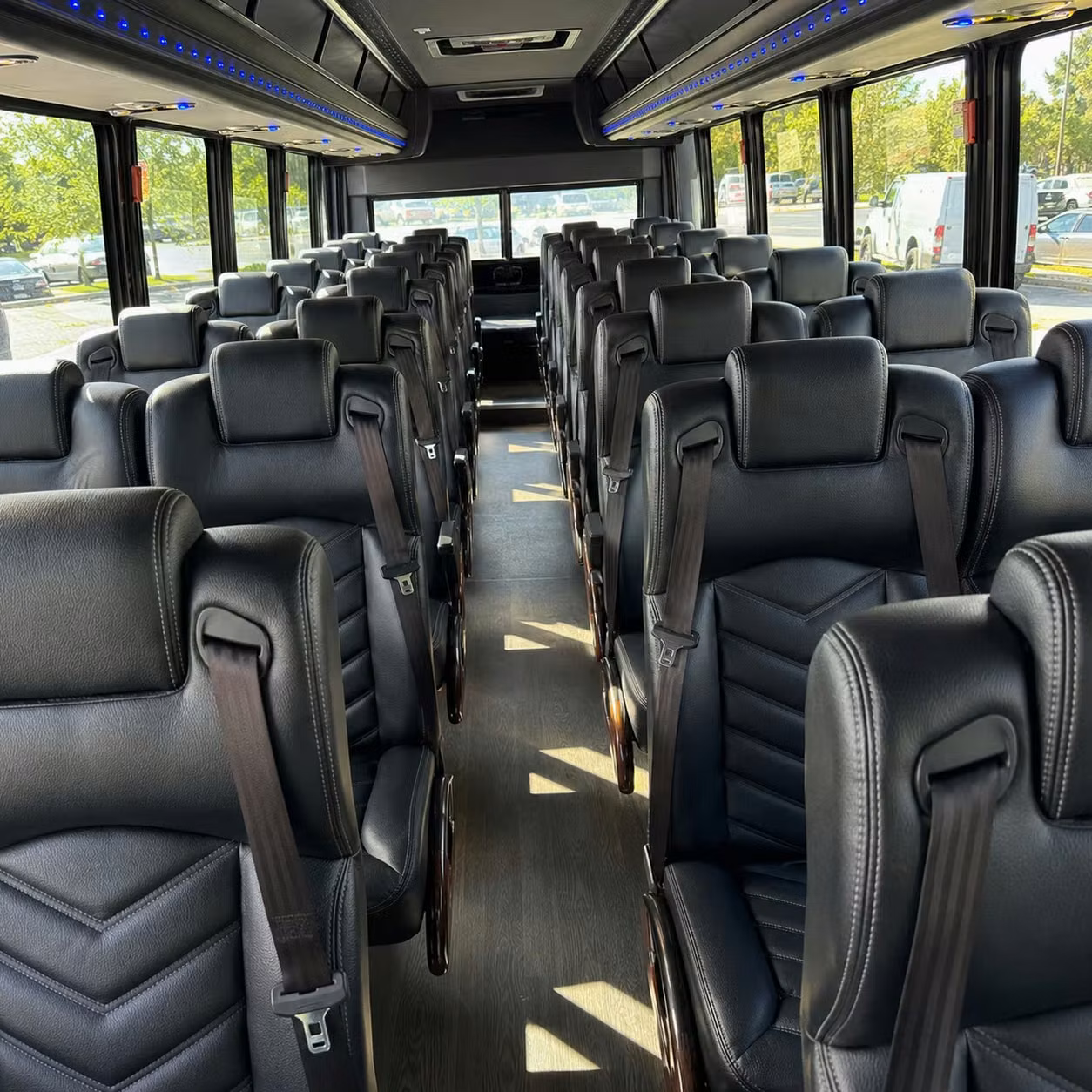 25 passenger minibus inside
