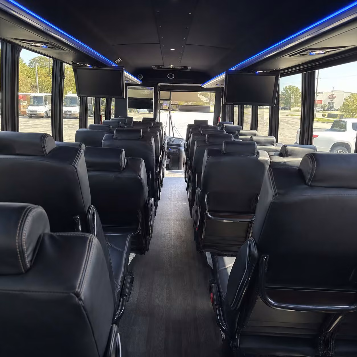 35 passenger minibus inside