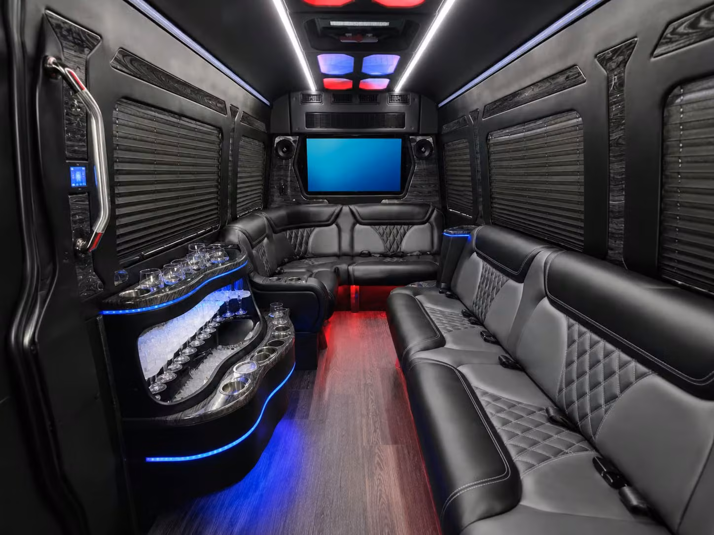 sprinter van rentals for small tampa prom couples and friend groups