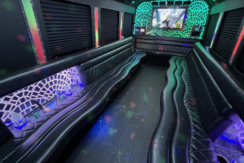Tampa Limo Bus Interior